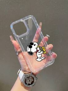 This Cartoon Anime SNOOPY Airbag Phone Case Is Made Of Anti-Drop Tpu Material And Can Be Given As A Holiday Gift. It Is Suitable For Apple Phones, And The New Model Is Suitable For IPhone13/14/15/16/17Pro Max Phones - Multicolor - View 4