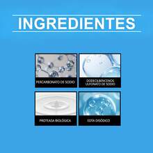 Polvo de burbujas para detergente en polvo con enzimas biológicas de 260g, limpieza profunda, blanqueador, duradero, suave al tacto, apto para telas, ropa, zapatos, calcetines y artículos de aseo. - En polvo - Ver 8