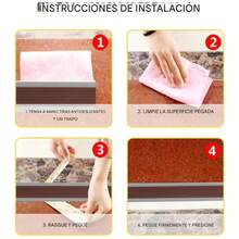25 m / 82 pies Negro/ Gris/ Café Moldura para bordes de escaleras Autoadhesiva Moldura para bordes de escaleras Protector de goma antideslizante Despegar y pegar Borde antideslizante para uso en interiores y exteriores, protector de bordes de escaleras 82 pies PVC Antideslizante Anticolisión Autoadhesivo Moldura para bordes de escaleras en forma de L para interiores y exteriores - Estructura 3D en forma de L, corte DIY - Adecuado para escaleras residenciales, escalones de villas, peldaños de balcones, rampas de garaje, habitaciones de personas mayores, habitaciones de niños pequeños, guarderías, escuelas, edificios de oficinas, Traducción realizada con la versión gratuita del traductor DeepL.com - Café - Ver 5