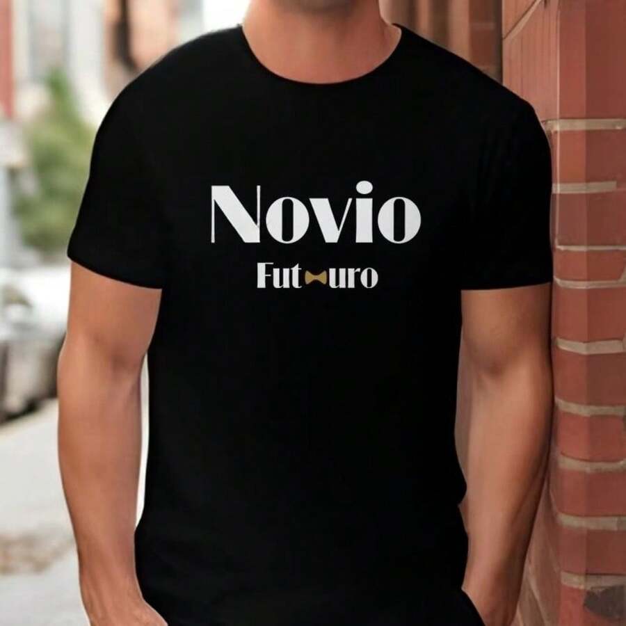 Camisetas Novio Futuro Y Team Groom: Estilos De Padrino De Boda Y Padrino, Ideales Para Camisetas De Despedida Soltera DS De Los Hombres México - Negro - Ver 1