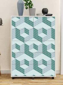 1 Cuộn Giấy Dán Tường Tự Dính Họa Tiết Hình Học 3D, Giấy Dán Tường Hoa Văn, Giấy Dán Tường Phong Cách Retro, Giấy Dán Trang Trí Phòng, Giấy Dán Phòng Tắm, Giấy Dán Vinyl, Thích Hợp Cho Phòng Ngủ, Phòng Tắm và Tự Sửa Chữa Gạch Lát. Giấy Dán PVC Chống Thấm Nước, Thích Hợp Cho Trang Trí Phòng, Quà Sinh Nhật, Quà Tốt Nghiệp, Giấy Dán Thân Thiện Với Người Thuê Nhà (Chiều Rộng: 17,5 Inch) - 1PC - Xem 7