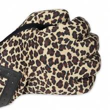 Womens Spandex Touchscreen Cold Weather Gloves With Warm Fleece Lining And  Details - Leopard-smartdri - View 6