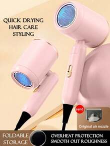 Secador de pelo Melaide con iones negativos, cuidado del cabello a temperatura constante, sin daños, ligero y portátil, esencial para el hogar y los viajes - Multicolor - Ver 12