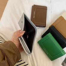 Minimalist Coin Purse, Ins Style Card Holder, PU Women's Wallet, Card Organizer, Student ID Card Case - Multicolor - View 3