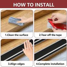 Protector de bordes para escaleras de 20 m / 65,6 pies en negro/gris/café. Tiras protectoras para bordes de escalones en forma de L. Bordes antideslizantes de PVC para escaleras. Escaleras autoadhesivas para uso en exteriores e interiores. Protector de bordes para escaleras de 65,6 pies. Protector de bordes antideslizante autoadhesivo de PVC para escaleras. Protector impermeable para escaleras interiores y exteriores. - Estructura 3D en forma de L, corte DIY - Adecuado para escaleras residenciales, escaleras de villas, peldaños de balcones, rampas de garajes, habitaciones de personas mayores, habitaciones de niños pequeños, guarderías, escuelas, oficinas - Gris - Ver 7
