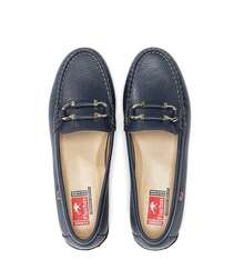 Women Loafers Shoes - Navy Blue - View 4