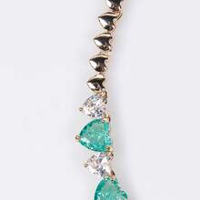 3pcs/Set Silver Jewelry Set, Moissanite Heart Necklace, Classic & Fashionable, Ideal For Engagement, Wedding Anniversary, And Party Gifts - Jewelry Set - View 8