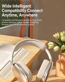 RB-300HB Bluetooth Headphones, Long Battery Life, High-Quality Audio, Bluetooth 5.4, Comfortable Wear, Compatible With Apple & Android, Yadan Black - Yadan Black - View 11