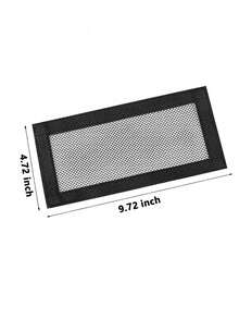 2pcs Black Polyester Fiber Car Air Vent Covers, Suitable For /Y Seat Vent Protective Covers - A - View 4