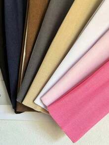 8-Pack Random Style Non-Slip Headbands - Women's Fashion Sports Headbands, Soft Fabric Elastic Headbands, Suitable For Exercise, Yoga, And Running Women's Hair Accessories  Casual    Polyester    None - 混色 - 查看 7