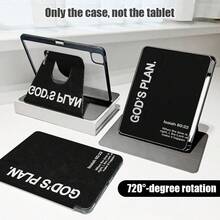 1 pezzo Custodia protettiva in pelle PU con funzione di rotazione a 720 gradi, slot per penna, effetto pittura con versetto biblico, funzione di sospensione/riattivazione automatica, compatibile con Honor Pad 8/9/10, Honor GT 11.5 pollici/X7/X8A/X9/X8Pro/X9Pro/V9/V8 Pro, Matepad 11 pollici 2023/2022, Matepad 11.5 (2026) e altri modelli - Multicolore - Visualizzare 8