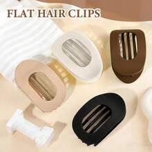 Flat Hair Claw Clips For Women Nonslip French Hair Clips For Thick, Thin, Long, Or Short Hair Tortoise Shell Comfortable & Strong Hold For Daily Wear, Weddings - 咖啡 - 查看 11