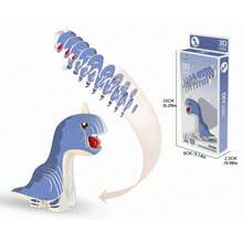 Animal Lover 3D Paper Puzzle - DIY Puzzle Model Craft Kit,Developing Children's Practical Skills, Ideal /Holiday /Christmas/ Birthday /Halloween/New Year /Easter/ Gift For Kids Boys Girls - Multicolor - View 1