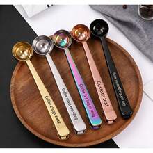 Customize Personalized Text Coffee Spoons, Unique Atmospheric Household Items. Customizable Measuring Spoons And Tea Spoons With Personalized Options, Customizable Coffee Spoons - Multicolor - View 7