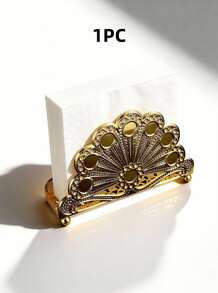 Cirelle 1个欧式立式纸巾架，金属复古餐桌餐巾夹，餐厅纸巾盒 - 彩色 - 查看 14