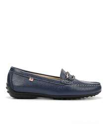 Women Loafers Shoes - Navy Blue - View 1