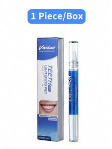 1pc Vaclav Teeth Whitening Pen, Teeth Whitening Gel, Teeth Bleaching Gel, Teeth Whitening Agent, Removes Stains, Oral Hygiene - 1 Piece/Box - View 9