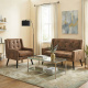 Coffee + Upholstered + Foam