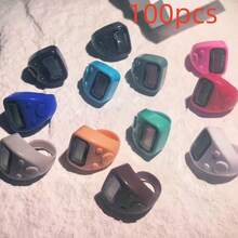 1pc Resettable 5-Digit LCD Electronic Finger Counter With Digital Display, Suitable For Sports, Training, Muslim Prayer Beads, And Tasbih Bracelet Ring Counter, Electronic Manual Button Counter, Compact Portable Finger Ring Counter, Thumb Tally Counter For Learning, Exercise, And Other Counting Activities - Multicolor - View 28