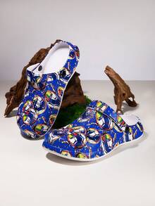 Unisex Breathable Clogs, Shock Absorbing, Non-Slip, Quiet, Multifunctional For Indoor/Outdoor Wear, Suitable For All Seasons - Deep Blue - View 6