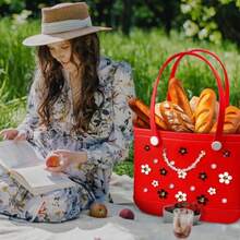 30 piezas de decoraciones con estilo de perla en colores pastel, accesorios compatibles con bolsos de playa de goma tipo Bogg, ideales como regalos de cumpleaños y para personalizar los adornos de los bolsos - como en la foto - Ver 4
