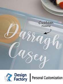 1pc Customized Romantic Valentine's Day Sticker, Expressing Love, Perfect For Valentine's Day, Personalized Name/Text - Multicolor - View 1