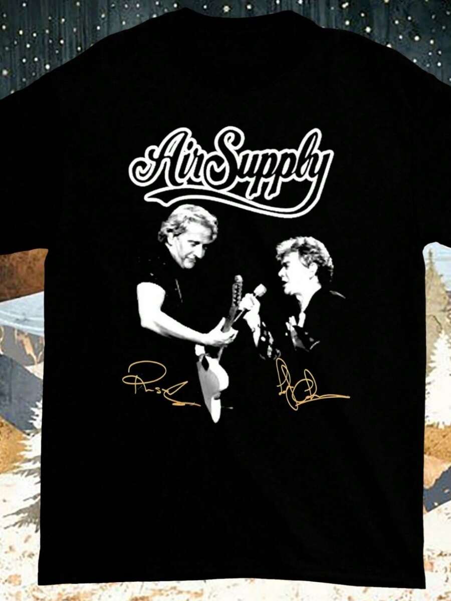 Air Supply The One That You Love Black Unisex Size S 2345XL T Shirt - Black - View 1