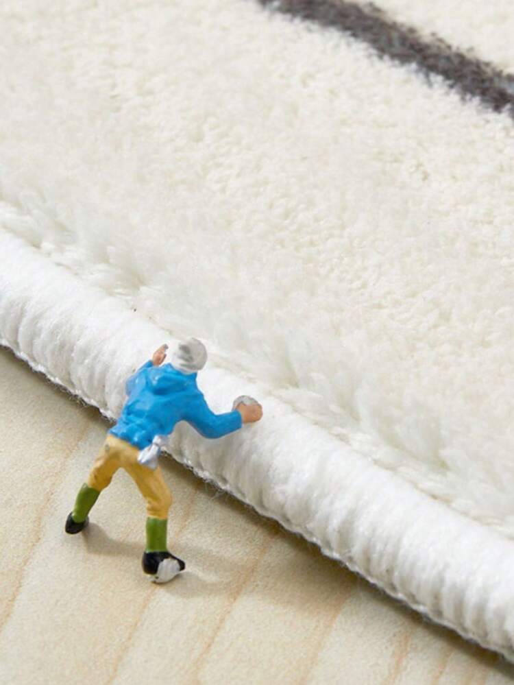 1pc Lemon Shaped Carpet, Minimalist & Cute Carpet For Living Room, Bedroom, Bathroom Mat, Doormat, Small Rug, Carpet, Mat, Home Decor, Area Rug, Outdoor Mat, Washable Carpet - Multicolor - View 5