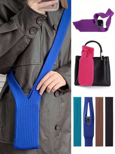 Universal Knitted Pocket Bag, Short Style Fashion Accessory, High-End Compatible With Apple Knitted Phone Bag, Solid Color Coin Purse Crossbody Bag, Fit For All Apple Phone Series, 2026 New Mini Phone Bag, Multi-Color, Compatible With Apple 13/14/15/16/17/Air/Pro Max