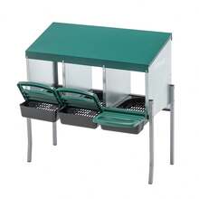 Pet Cages - 3-hole With Legs,Green - View 7