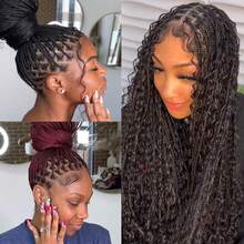 Double-Layer Lace Wig Cap With Baby Headband, Crochet Wig Cap With Natural Structure, Breathable Lace Wig Cap For Making Glueless Crochet Wigs - Multicolor - View 4