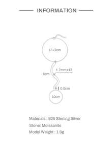 1pc Women's Cubic Zirconia Clover Bracelet, Moissanite Jewelry Gift Suitable For Ramadan, Anniversary, Birthday, Valentine's Day - Silver - View 9