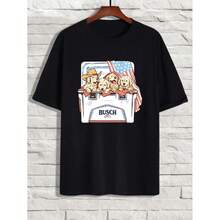 Men T-Shirts - Black - View 1