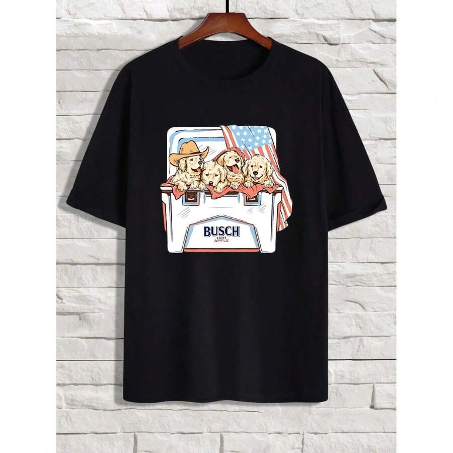 Men T-Shirts - Black - View 1