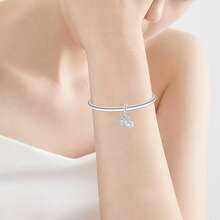 Silver-Plated Pendant With Artistic Lifestyle, Charm, Travel, Wealth And Money Motifs, Suitable For DIY Women's Jewelry - Silver - View 4