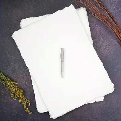 230gsm 25 Sheets Rough Texture Watercolor Paper, High Quality Handmade Sketch Paper, Painting Paper, Suitable For Beginners, College Students, Art Creation, Scrapbooking And Wedding Invitations