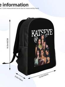 Katseye Members Custom Fashion Backpacks Women Men Casual Bookbag For School College Bags Back To School - Sets - View 5