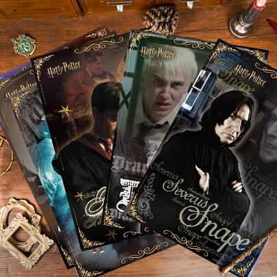  6Pcs Realistic Character Yule Ball Daily Posters, Featuring Iconic Figures Harry Potter Ron Hermione Draco Lucius Snape Fred & George, Perfect Decor For Back To School Dorm Rooms, Wizard-Themed Birthday Parties, And Hogwarts Fan Gathering Supplies