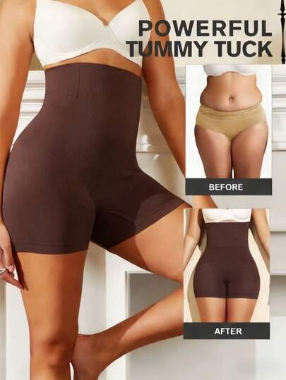 1pc High Waist Shapewear, Sports Outdoor Fitness Pants, Abdominal Slimming Belt, Women Flat Belly Control Underwear, Hip & Butt Lifting Shorts, Shapewear, Waist Trimmer Belt