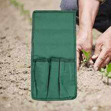 Portable Multi-Pocket Garden Tool Storage Bag - Durable Fabric Design, Suitable For Garden Tools, Kneeling Chair, And Outdoor Accessories (Green), Garden Tool Organizer Bag - Portable Multifunctional Garden - View 8
