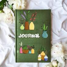 Pre-Printed Embroidery Stabilizer Stickers Ins Style Potted Plant Vase Pattern Self-Adhesive Water-Soluble Non-Woven Fabric For Beginners - A - View 9