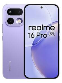 Realme 16 Pro 5G 8GB+256GB | 8GB+512GB 全球版，解锁手机，2亿像素摄像头，安卓16游戏手机，6.78英寸144Hz显示屏，7000mAh电池，7.8mm超薄，不含适配器 - 紫色 - 查看 6