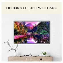 LaoJieYuan 2026 New Style Waterfall Scenery Series Cross Stitch Printed Cross Stitch Kit Hand Embroidery Crafts Living Room Wall Art Craft Diy Kit Crafts Embroidered Embroidery Kit Cross Stitch Kits Crochet Kit Punch Needle Kit Sewing Accessories Sewing Kit Embroidery Thread Craft Kit Stitch Stuff Sewing Patterns Crochet Craft Supplies Embroidery Kit Beginners Sewing Pattern - Need to Embroider By Yourself, No Frame - View 4