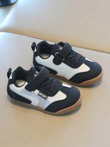 2026春秋新款儿童运动鞋，女童训练鞋，男童休闲运动鞋，婴儿软底跑步鞋 - 黑色 - 查看 1