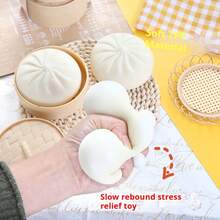 1个软绵绵的包子减压玩具 - 柔软挤压玩具 - 指尖玩具 - 史迪奇玩具 - 旅行玩具 - 课堂指尖玩具 - 迷你洗澡玩具 - 圣诞文具 - 生日礼物 - 完美礼物 - 彩色 - 查看 5
