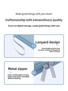 PU Leather Business Tablet Protective Case, IPad Sleeve - Black - View 4