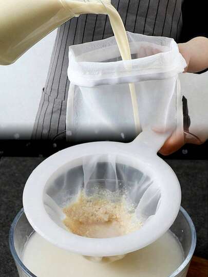 Coffee, Soy Milk Filter Net, Plastic Separation Filter, Kitchen Filter Colander, Household Auxiliary Food, Juice Net Strainer, Coffee, Soy Milk Filter Net, Super Dense Juice, Fruit And Vegetable Juice, Wine Dregs Filter Bag, Kitchen Stuffing Bag, Stuffing Cloth