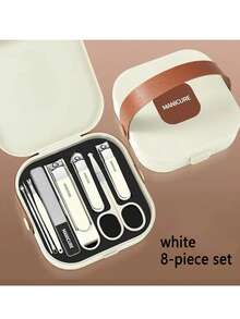 7pcs Nail Clippers Set, Portable Manicure Kit With Splash-Proof, Nail Trimmer, Nail Clipper, Nail Care Tools - Multicolor - View 16