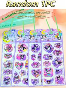 3D Crystal Transparent Stickers Combine Cute Japanese Design, Dreamy And Sweet Girl Style, And Minimalist Style, Presenting A Rich Variety Of Pattern Elements And Perfectly Combining Artistry And Practicality. - Multicolor - View 9