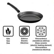 Juego de Sartenes París Batería de Cocina Incluye 3 Piezas Antiadherente Color-025 - Negro1 - Ver 1